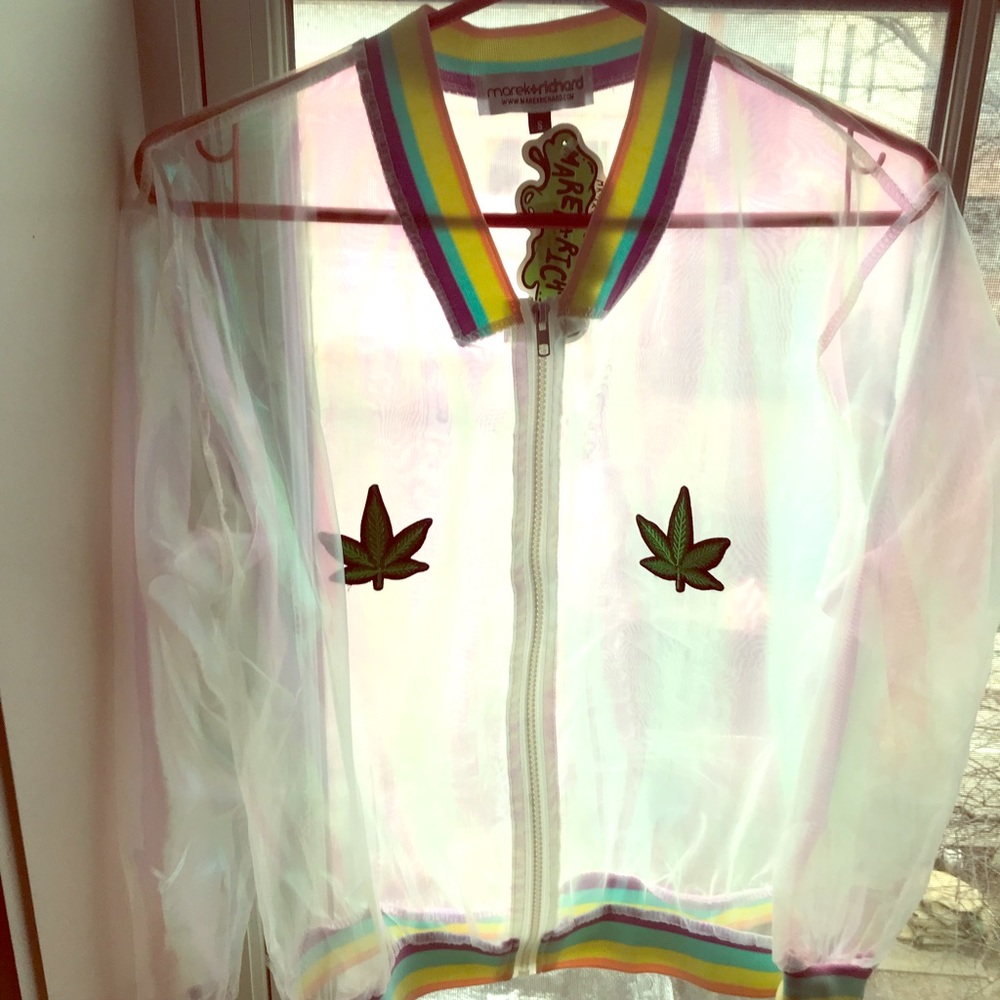 Marek + Richard original, Iridescent Weed Jacket